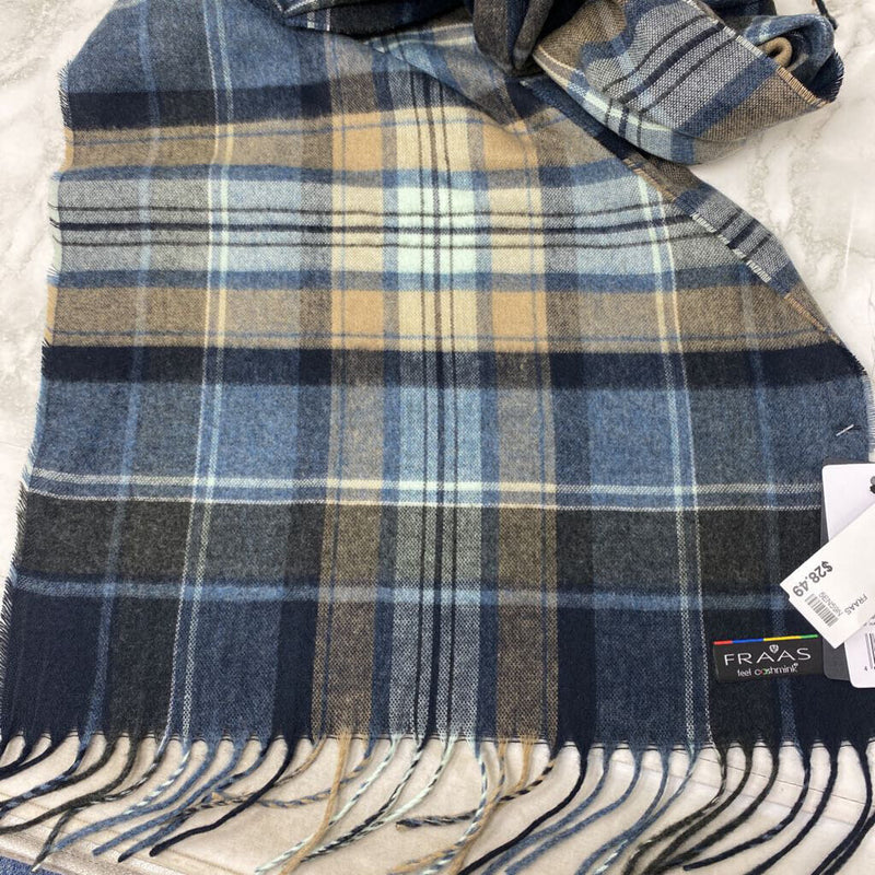 FRAAS WOMEN'S SCARF/SHAWL navy beige