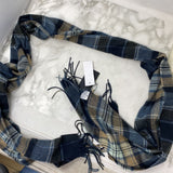 FRAAS WOMEN'S SCARF/SHAWL navy beige