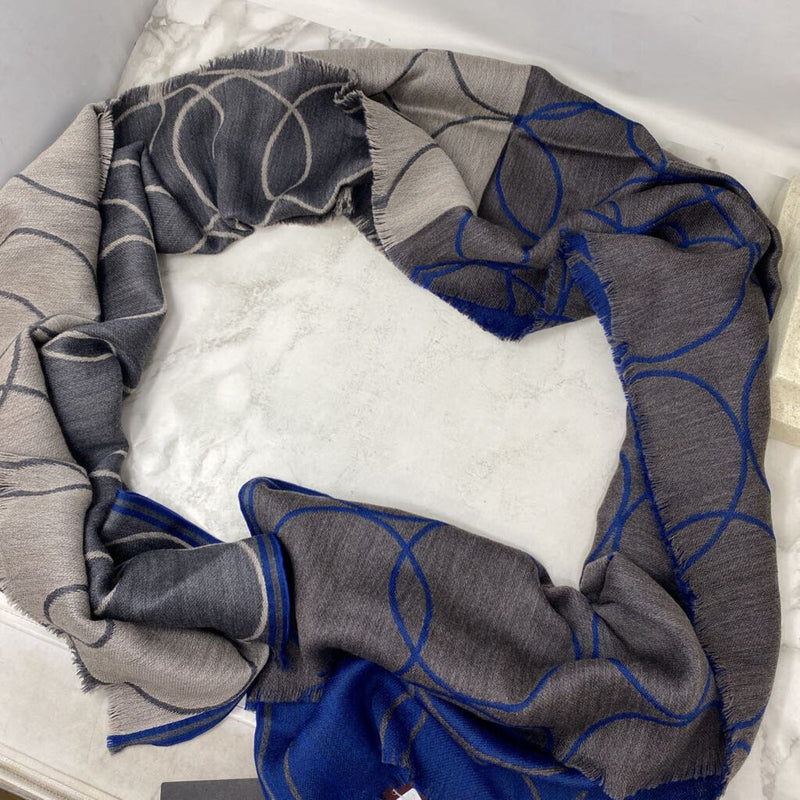 TRAITS WOMEN'S SCARF/SHAWL blue grey