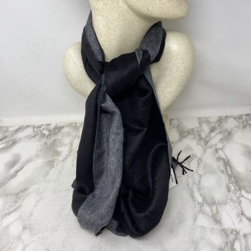 SAKS FIFTH AVE WOMEN'S SCARF/SHAWL black grey