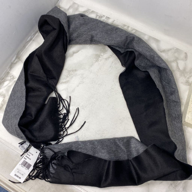 SAKS FIFTH AVE WOMEN'S SCARF/SHAWL black grey