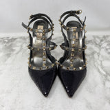 VALENTINO Garavani WOMEN'S HEELS black pewter 40.5