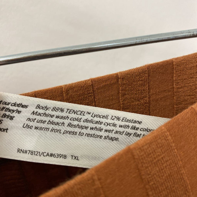 EILEEN FISHER WOMEN'S PANTS burnt orange S