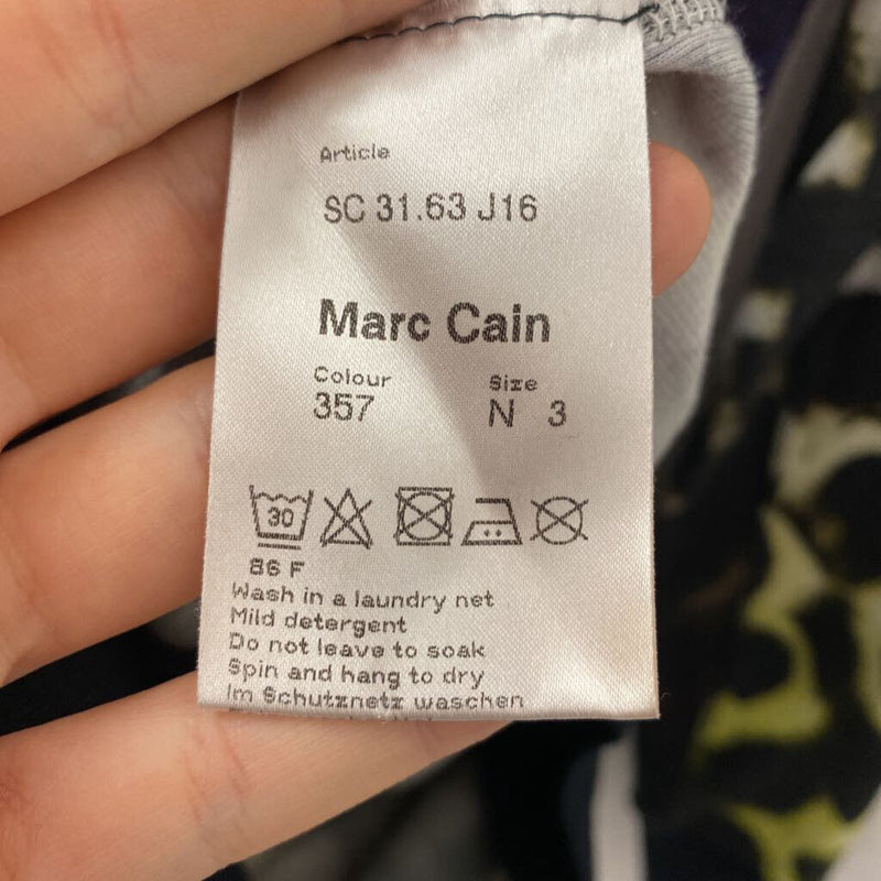 MARC CAIN WOMEN'S DRESS black white 8/3