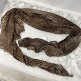 WOMEN'S SCARF/SHAWL brown beige