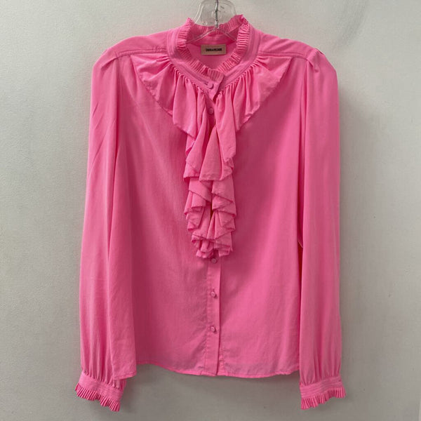 ZADIG & VOLTAIRE WOMEN'S BLOUSE/SHIRT pink L