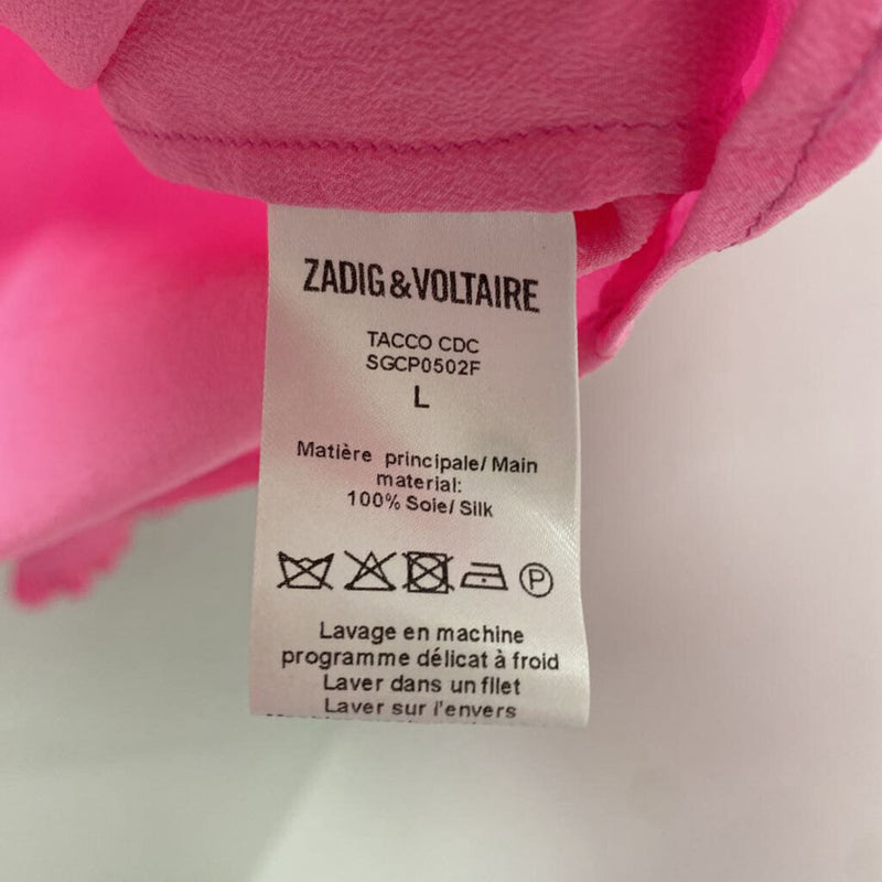 ZADIG & VOLTAIRE WOMEN'S BLOUSE/SHIRT pink L
