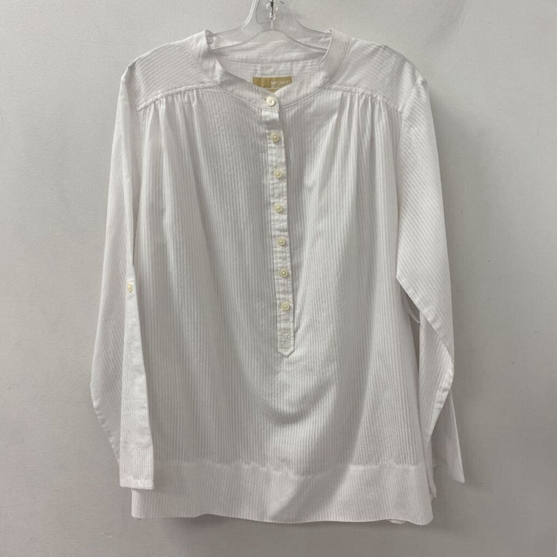 MICHAEL/Michael Kors WOMEN'S PLUS TOP white 1X