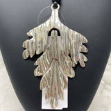 WOMEN'S NECKLACE black silver