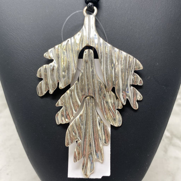 WOMEN'S NECKLACE black silver