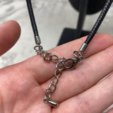 WOMEN'S NECKLACE black silver