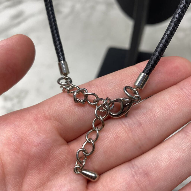 WOMEN'S NECKLACE black silver