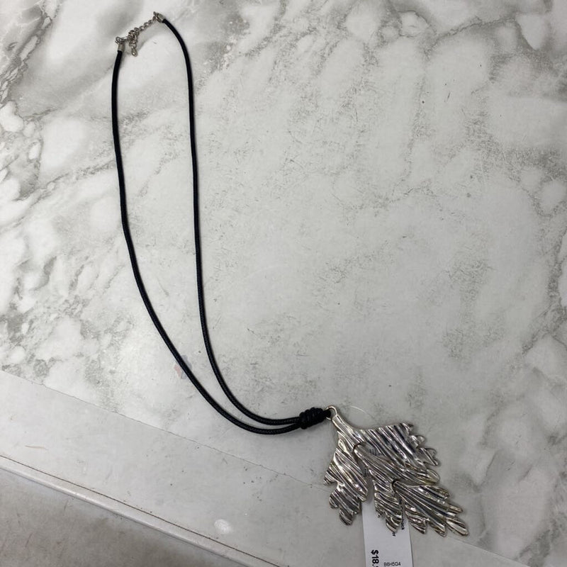 WOMEN'S NECKLACE black silver