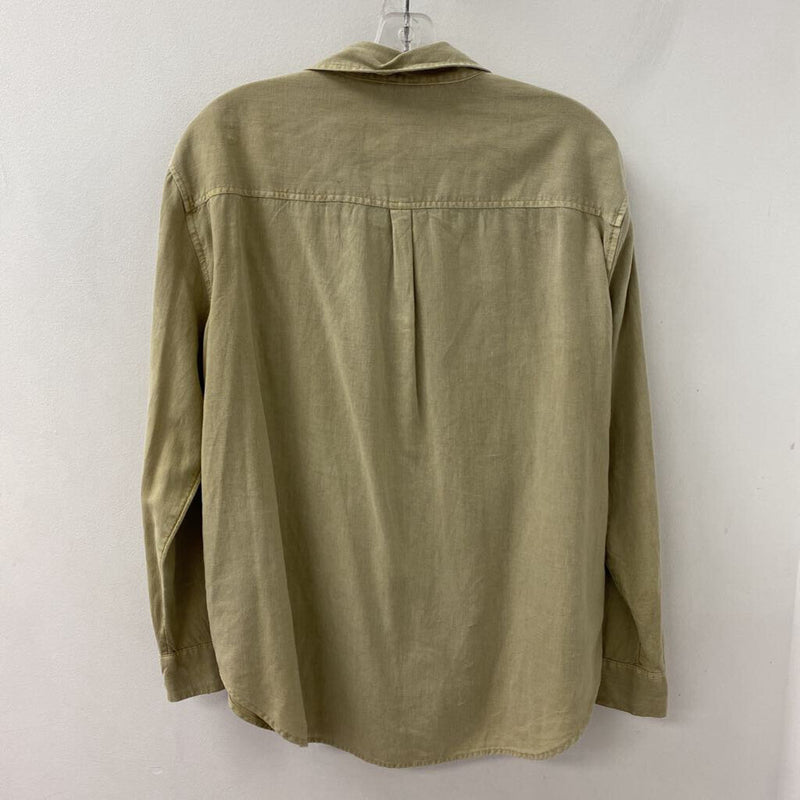 AERIE WOMEN'S BLOUSE/SHIRT khaki M