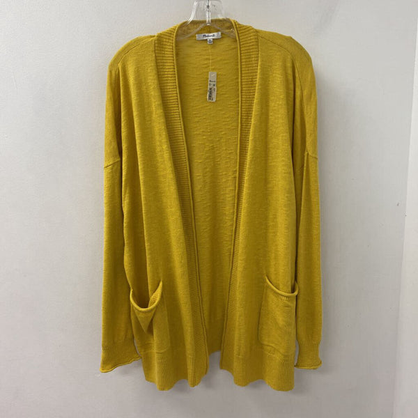 MADEWELL WOMEN'S CARDIGAN yellow XL