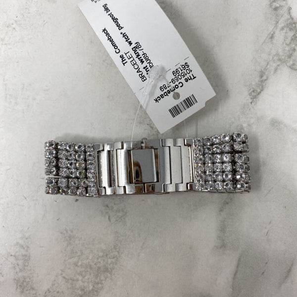 WOMEN'S BRACELET silver clear