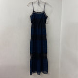 Club Monaco WOMEN'S PARTY DRESS blue black 2