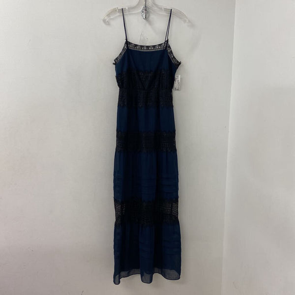 Club Monaco WOMEN'S PARTY DRESS blue black 2