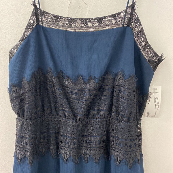 Club Monaco WOMEN'S PARTY DRESS blue black 2