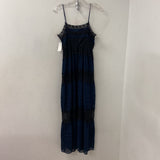 Club Monaco WOMEN'S PARTY DRESS blue black 2