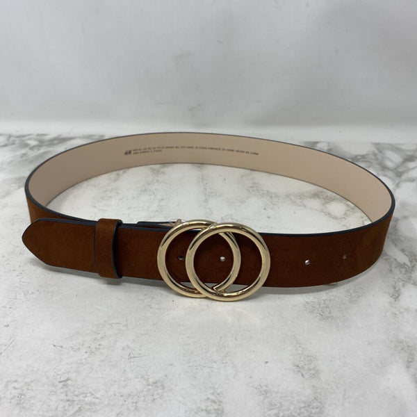 H&M WOMEN'S BELT tan gold XS