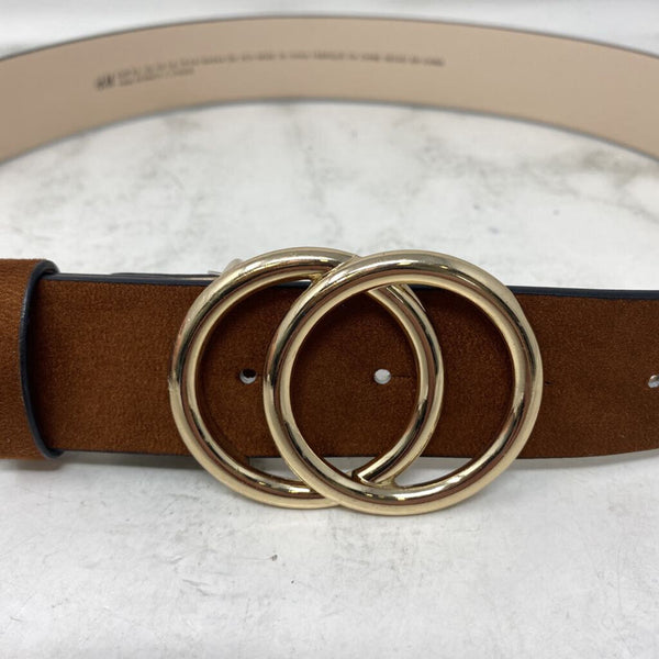 H&M WOMEN'S BELT tan gold XS