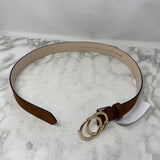 H&M WOMEN'S BELT tan gold XS