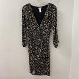cache WOMEN'S DRESS black camel gold animal print L