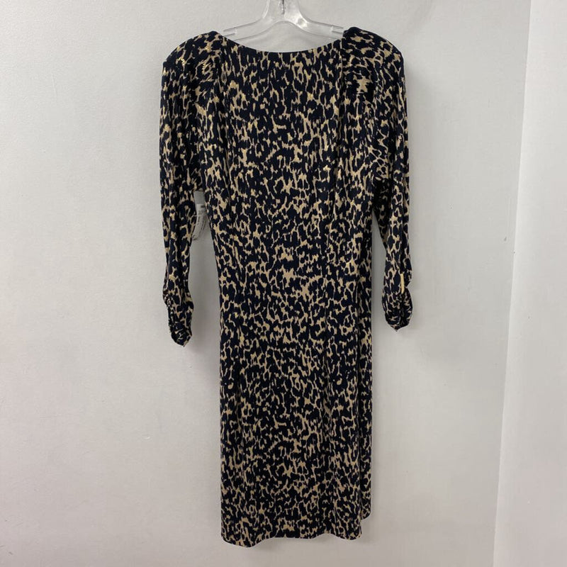 cache WOMEN'S DRESS black camel gold animal print L