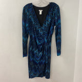 cache WOMEN'S DRESS black blue gold L