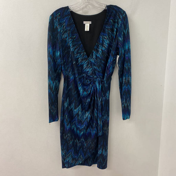 cache WOMEN'S DRESS black blue gold L