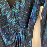 cache WOMEN'S DRESS black blue gold L