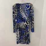 cache WOMEN'S DRESS blue black silver L