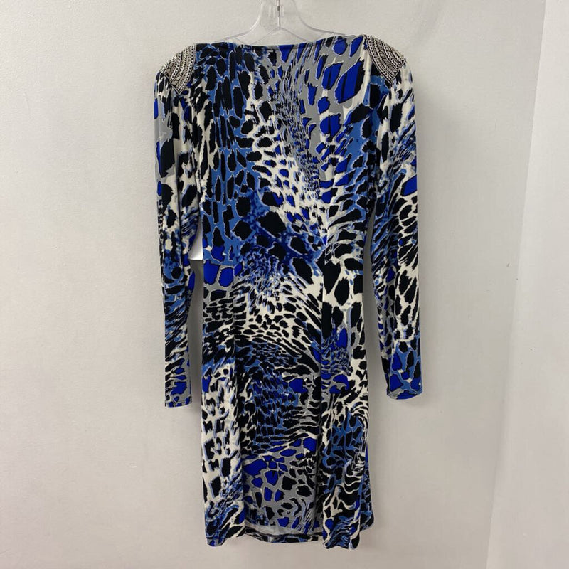 cache WOMEN'S DRESS blue black silver L