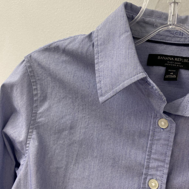 Banana Republic WOMEN'S BLOUSE/SHIRT blue 4P