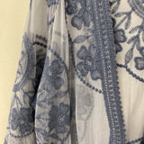 WOMEN'S KIMONO/DUSTER blue M