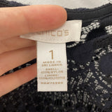 CHICOS WOMEN'S DRESS black S/1