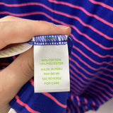 lilly pulitzer WOMEN'S DRESS blue pink stripe L