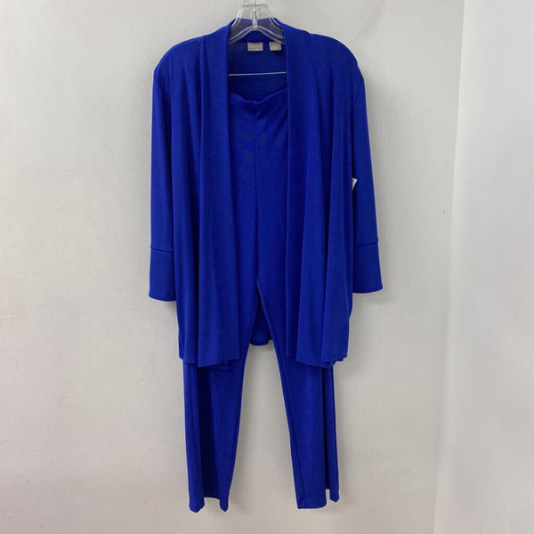 CHICOS WOMEN'S SUIT/OUTFIT blue S-M