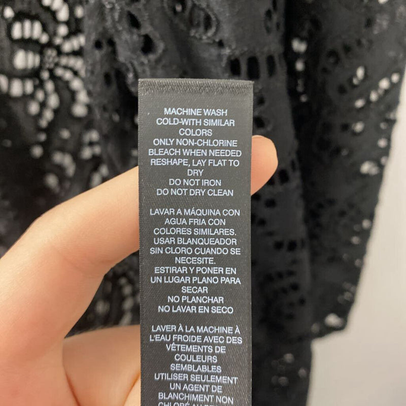 CHICOS WOMEN'S TOP black S/1