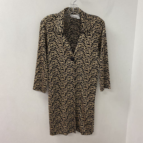 CHICOS WOMEN'S BLOUSE/SHIRT black camel S
