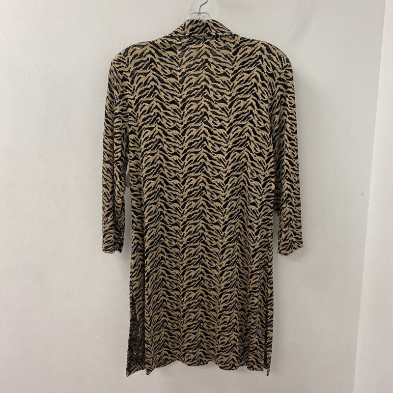 CHICOS WOMEN'S BLOUSE/SHIRT black camel S