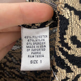 CHICOS WOMEN'S BLOUSE/SHIRT black camel S