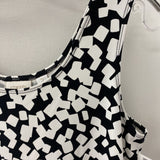 CHICOS WOMEN'S TANK/CAMI black white L/2