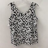 CHICOS WOMEN'S TANK/CAMI black white L/2