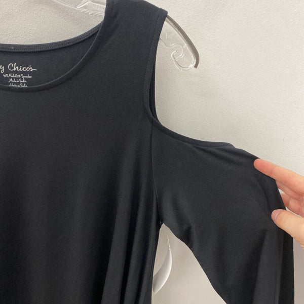 CHICOS WOMEN'S TOP black S/1