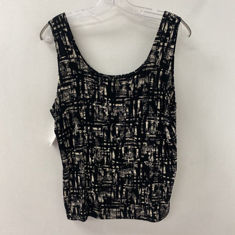 CHICOS WOMEN'S TANK/CAMI black white M/L/2