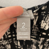 CHICOS WOMEN'S TANK/CAMI black white M/L/2