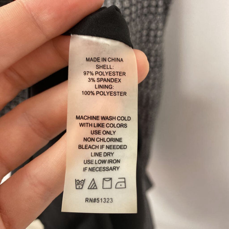 VINCE CAMUTO WOMEN'S DRESS black white red 10
