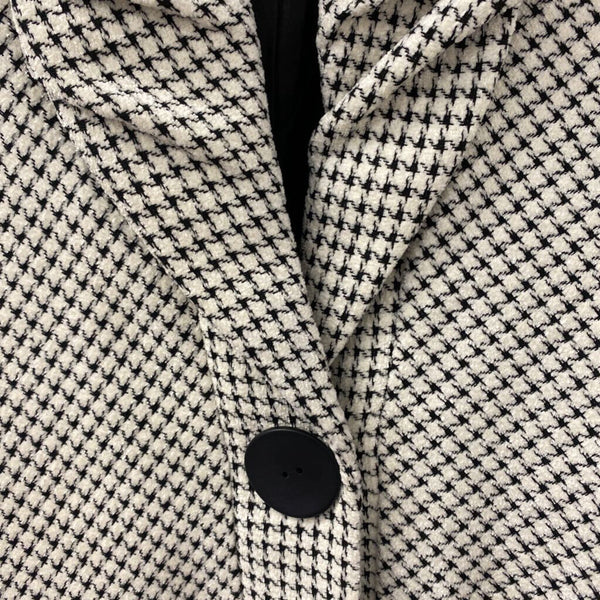 JOSEPH RIBKOFF WOMEN'S COAT white black mix XS